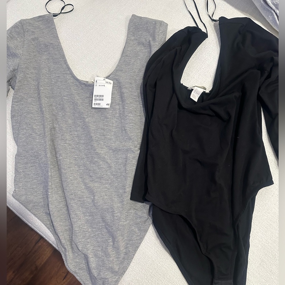 2 bodysuit bundle! Scoop neck